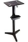WEN 4288 Cast Iron Bench Grinder Pedestal Stand with Water Pot