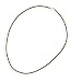 20 2mm Dark Brown Leather Necklace