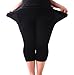 Women's Modal Plus Size Lightweight Breathable Super Soft Basic Capri Leggings
