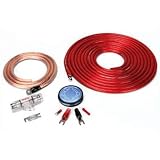 Buy StreetWires PSKA4R Power Stream 4 AWG Red Amp Installation Kit by Streetwires