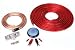 Electronics : StreetWires PSKA4R Power Stream 4 AWG Red Amp Installation Kit
