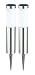 London Solar Post Lights (set Of 2)