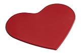 Linden Sweden Polythene Heart Cutting Board, Red