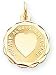 14K Gold You Are Always In My Heart Charm