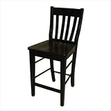 18 Black Cafe Mission Chair