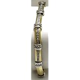 Diamond Bracelet 20 g 14 k Gold Bracelet Set with 0.78k Diamond s Size 7