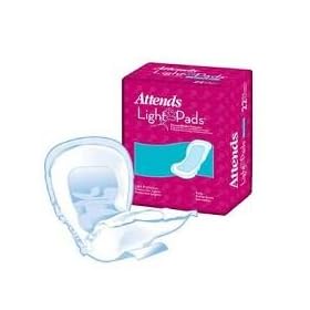 Attends Light Pads (Bladder Control) - Regular Absorbency - Case of 198