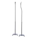 1 Paar Boxenst�nder / Satellitenst�nder in - SILBER - je 4.5kg belastbar, Lautsprecher Standfuss / Boxen Stativ S�ule