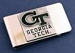 Georgia Tech Pewter Money Clip NCAA