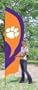 Clemson Tigers Tall Team Garden/House Flags 8.5 ft x 2.5 ft NCAA College Athletics Fan Shop Sports Team Merchandise