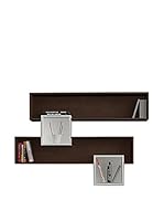 Best seller living Estantería De Pared Salad Marrón/Blanco