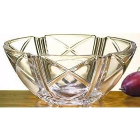7d Crystal Paris Serving Bowl by Crystal Clear
