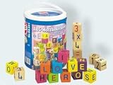Eigenschaften HEROS / ABC-Bausteine-Trommel mit Zahlenwuerfel, 40-tlg.