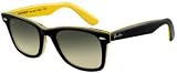 31%2BhPATJhuL. SL160  Ray Ban Wayfarer Sunglasses – Black Yellow / Grey Fade