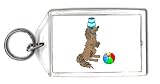Keychain with animals, animal, dog