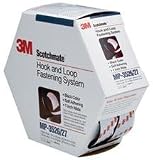 3M Scotchmate Hook and Loop Fastening System 1-Inch-by-5-Yard, Black