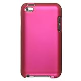 Apple iPod Touch 4th Generation Crystal Rubberized Case - Hot Pink
