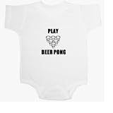 Play Beer Pong 2 Baby Ultrasoft Onesie
