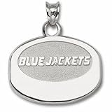 Columbus Blue Jackets Blue Jackets Puck Pendant - Sterling Silver Jewelry