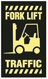 Safety Coil Mats, 3' X 5', FORK LIFT TRAFFIC (W/GRAPHIC)