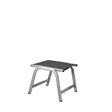 Kettler 0301203-0000 Basic Plus Hocker 55 x 53 x 44 cm, silber / anthrazit