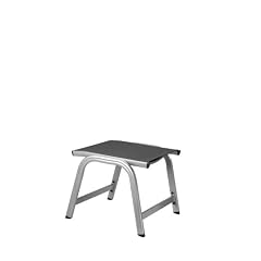 Kettler 0301203-0000 Basic Plus Hocker 55 x 53 x 44 cm, silber / anthrazit