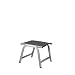 Kettler 0301203-0000 Basic Plus Hocker 55 x 53 x 44 cm, silber / anthrazit