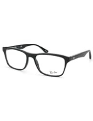 Ray-Ban Mens Rx5279 Square Eyeglasses,Shiny Black,53 mm