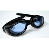 Aqua Sphere Kaiman Swim Goggle (Regular, Blue Lens/Black Frame)