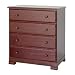 Kalani 4 Drawer Dresser in Cherry Finish By Da Vinci Baby Furniture