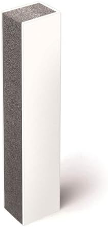 2 inch (50 mm), 3-Sided, White Quietjoint Acoustic Partition Closure, 10 Foot (3 m) Length