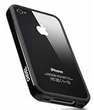 Chivel Black Protector Bumper Case Frame Cover for Apple Verizon AT&T Sprint iPhone 4S