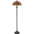 Quoizel TF878F Kami 2 Light Tiffany Floor Lamp