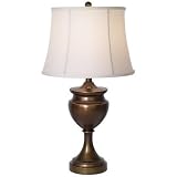 Adara Large Urn Table Lamp in Antique Brass (Set of 2)