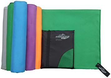 PREMIUM QUALITY-Large 140x70cm Antibacterial Microfiber Sports Travel Towel. Free Carry Bag! Quick Drying, Ultra Compact. Great for Swimming, Yoga, Pilates, Camping, Gym, Beach.