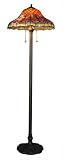 1908 Studios Tiffany Peacock Floor Lamp