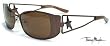 Thierry Mugler Sunglasses with brown frames and brown lenses. Model: TM10123-C2