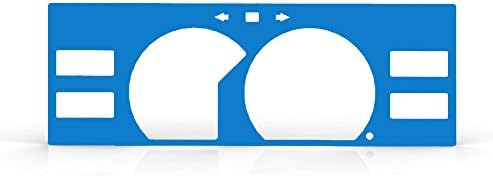 Brilliant Blue Gloss Gauge Cluster Dash Bezel Trim fits: 1985-1989 Toyota MR2 - Ferreus Industries - BZL-343-Brilliant-Blue-008