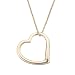 14k Gold Children's Open Heart Necklace