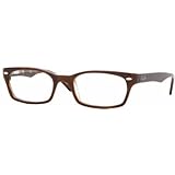 Ray Ban Eyeglasses RX5150 2019 Brown/Transparent Havana/Demo Lens, 50mm