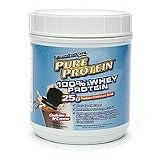 Pure Protein 100% Whey Powder  Cookies and Cr?me  1-Pound Tu