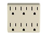 Leviton L00-6ADPT-I Residential 6-Outlet Adapter