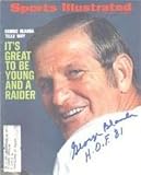 George Blanda Autographed/Hand Signed Sports Illustrated Magazine (Oakland Raiders)