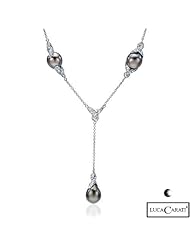 Luca Carati 1.55 Ctw Tahitian Pearl 18K Gold Necklace