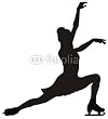 Wallmonkeys Peel and Stick Wall Decals - Figure Skating - 18"H x 16"W Removable Graphic