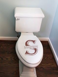 Toilet Seat, Engraved Custom Wooden Toilet Seat Cover