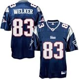 Wes Welker Jersey: Reebok Navy Replica #83 New England Patriots Jersey - X-Large