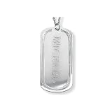 31%2BiTc9hgyL. SL160  Lux Mens Silver Personalized Dog Tag