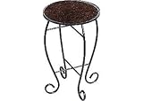 Red/Orange Mosaic Accent Table