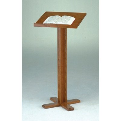 Balt Cross Base Lectern, Dark Oak On Sale